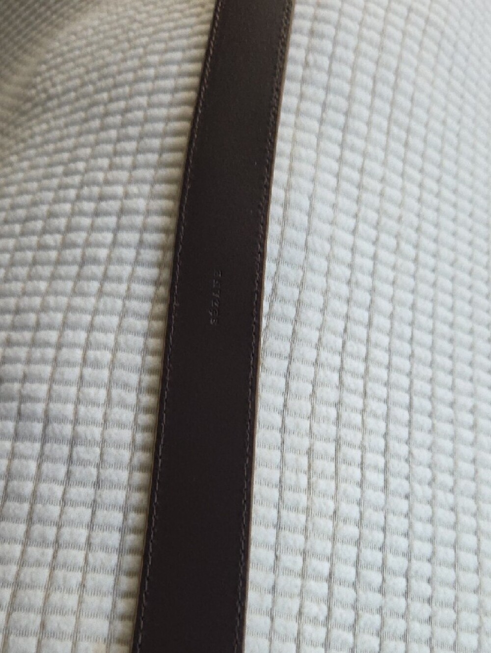 Sezane Thelma Brown Suede Belt with Twisted Gold Buckle EUC - Picture 8 of 10